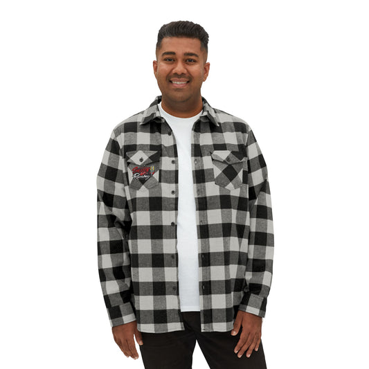 Unisex Flannel Skelton Raceway Shirt