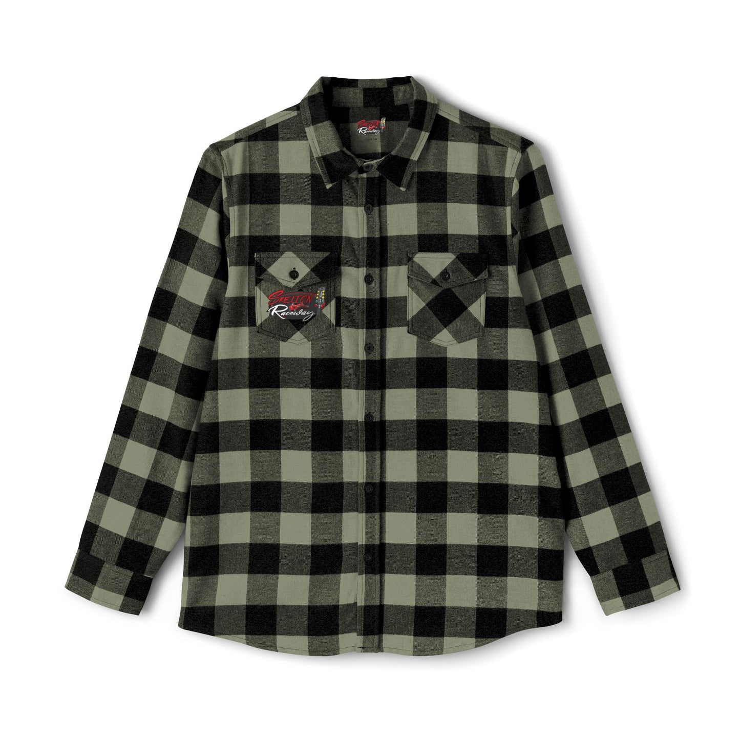 Unisex Flannel Skelton Raceway Shirt