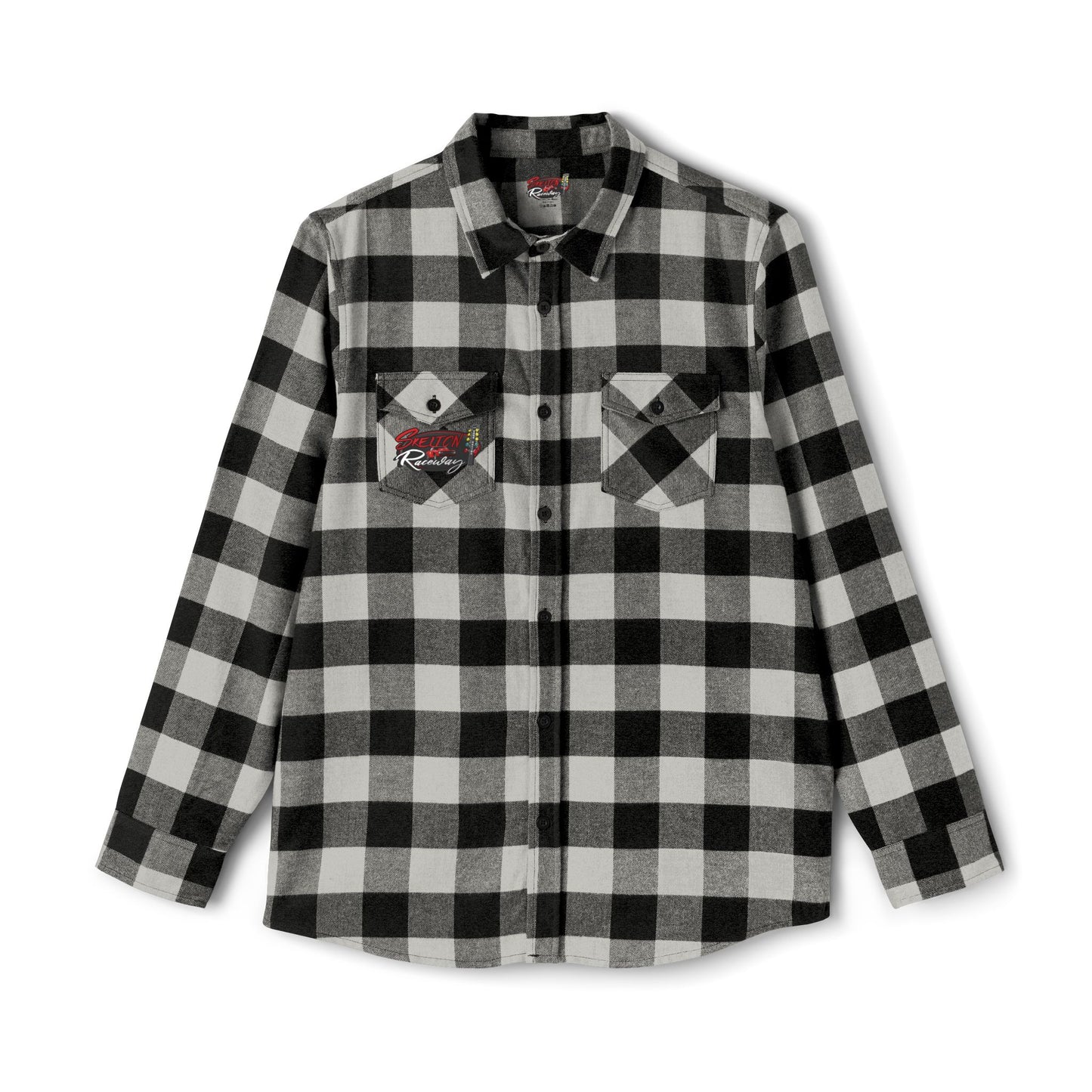 Unisex Flannel Skelton Raceway Shirt