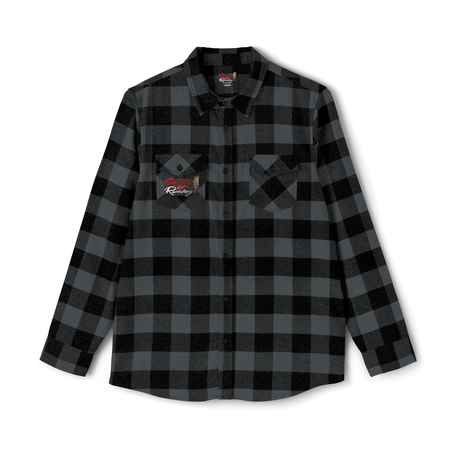 Unisex Flannel Skelton Raceway Shirt