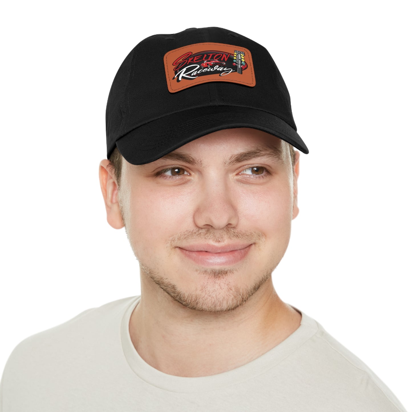 Skelton Raceway Hat with Leather Patch (Rectangle)