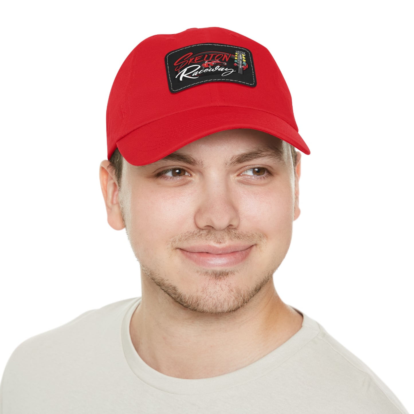 Skelton Raceway Hat with Leather Patch (Rectangle)